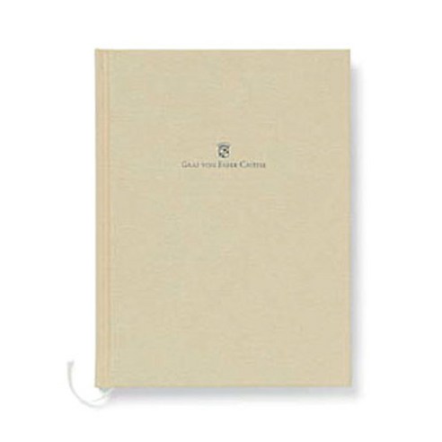 그라폰파버카스텔 리넨커버 노트 A5, 브라운 골드(188626), 1개