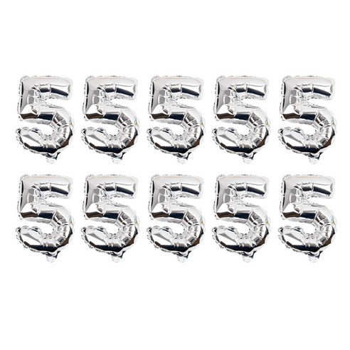 금홍팬시 숫자 호일풍선, 5, 10개