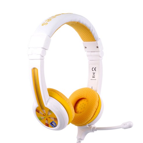 온앤오프 버디폰 스쿨플러스 어린이 청력보호 어학용 헤드셋, BP-SCHOOLP, 옐로우