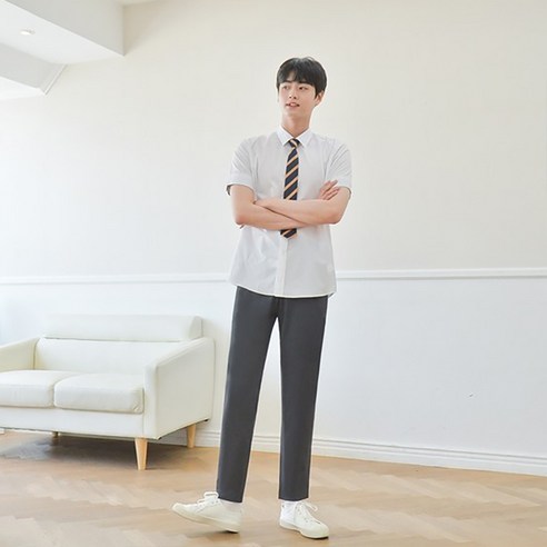 교보몰 남아용 스판 교복바지 하복
