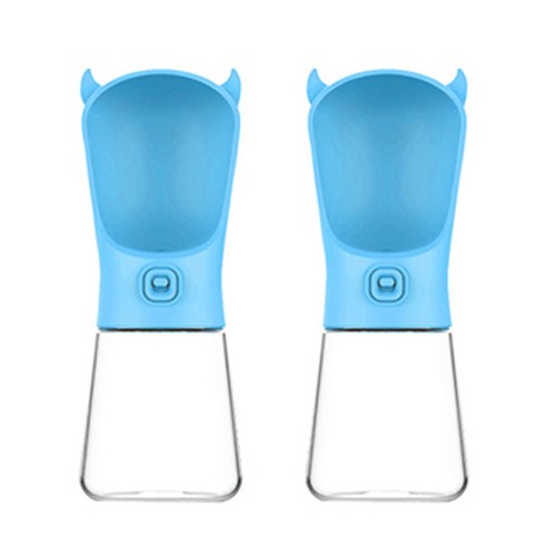 블럭마트 드라큘라 휴대용 반려동물 물병 350ml, 랜덤발송, 2개