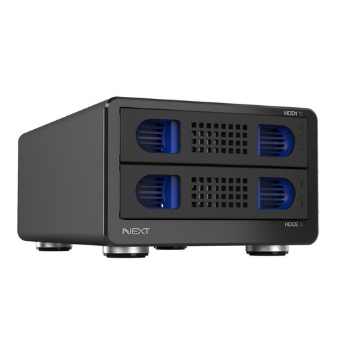 까다로운 저장 요구 사항을 충족하는 넥스트유 HDD 2베이 USB3.0 DataStorage NEXT-802U3 RAID