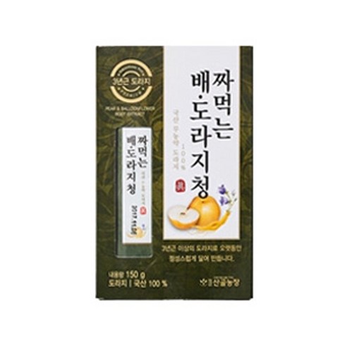 산골농장 짜먹는 배도라지청, 10g, 15개
