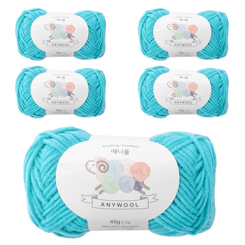 야나 애니울 뜨개실 5p, 235 스카이