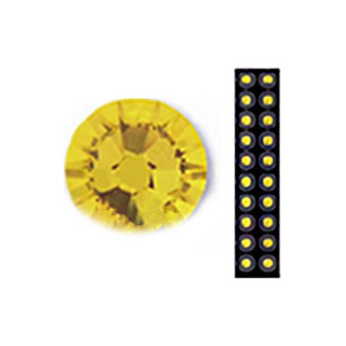와사비네코 미미츠보 쥬얼리 귀지압패치 M 3.0mm 20p, 라이트토파즈, 1개