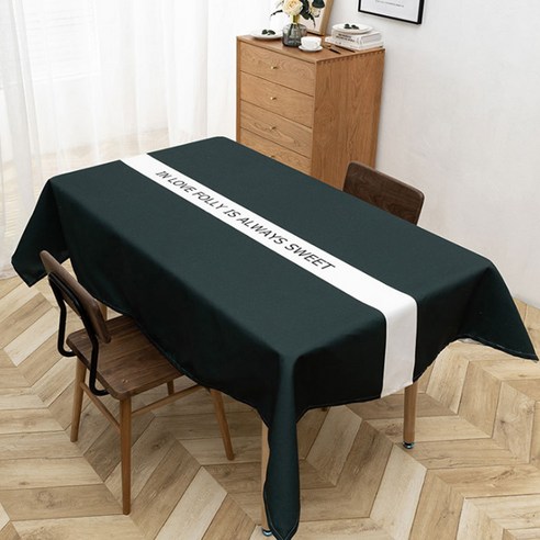 블럭마트 북유럽 스타일 방수 식탁보, TYPE3, 110 x 140 cm