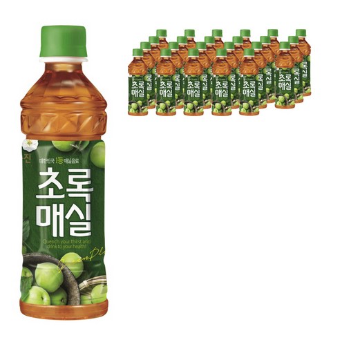 웅진 초록매실, 340ml, 24개