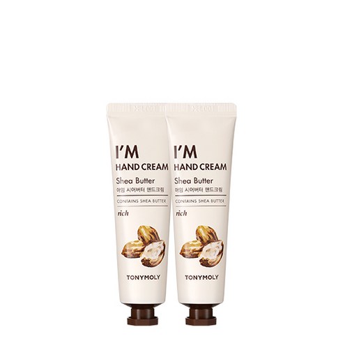 토니모리 아임핸드크림 쉐어버터, 30ml, 2개