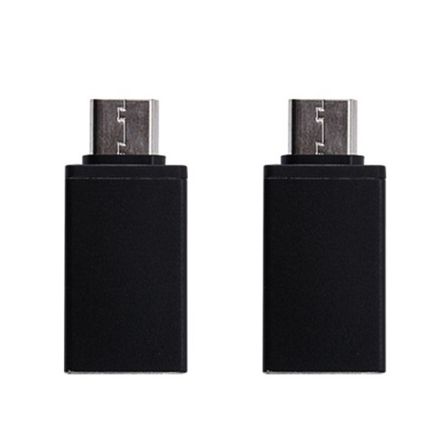 칼론 USB 3.0 C타입 OTG젠더 KR-COTG, 블랙, 2개