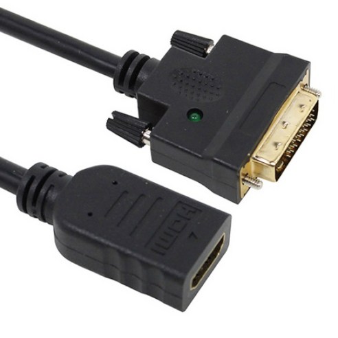 저스트링크 HDMI 수 to DVI 암 변환 젠더, JUSTLINK LED HFDMC
