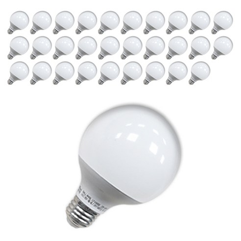 시그마램프 빔볼구 LED 전구 숏타입 12W E26, 전구색, 30개
