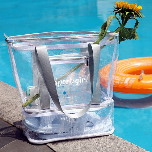 에이블리 스포츠 걸 비치 숄더백