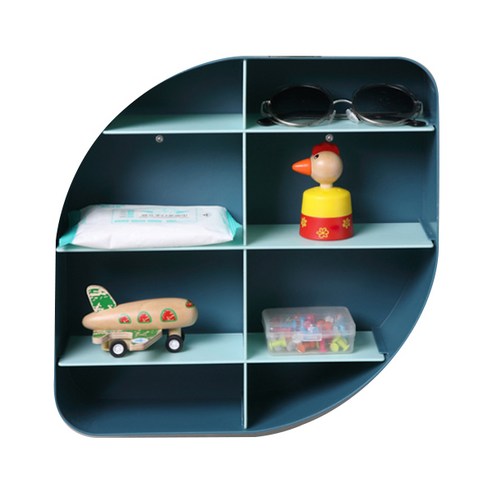블럭마트 파스텔 벽걸이형 욕실선반, TYPE 5, 1개