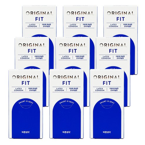 바른생각 오리지널핏, 12개입, 9개