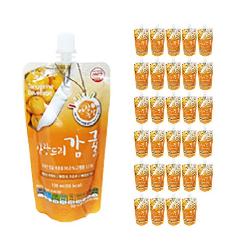 아람농장 아람드리 감귤, 138ml, 30개