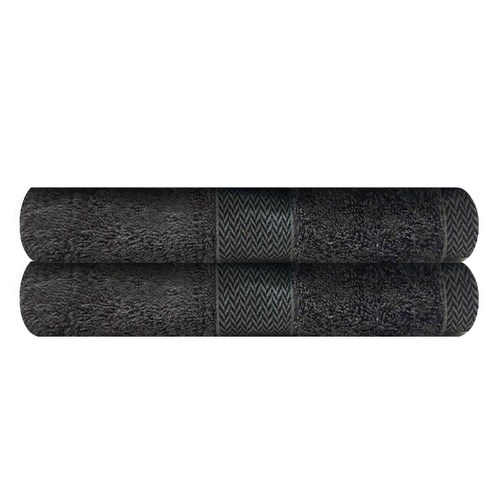송월타월 CM 헤링본라인 50 바스타월 250g 뱀부얀혼방사, 회색, 2개