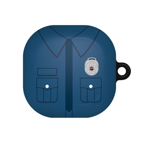 바니몽 갤럭시 버즈2프로/버즈2/버즈프로/버즈라이브 테이크 하드 케이스, 05 경찰근무복