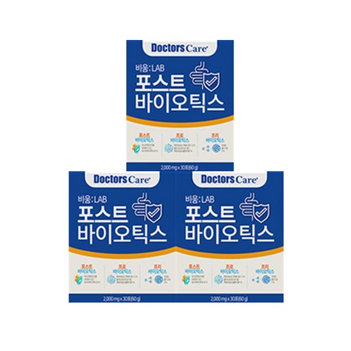 닥터스케어 비움랩 포스트바이오틱스 유산균, 2000mg, 90개