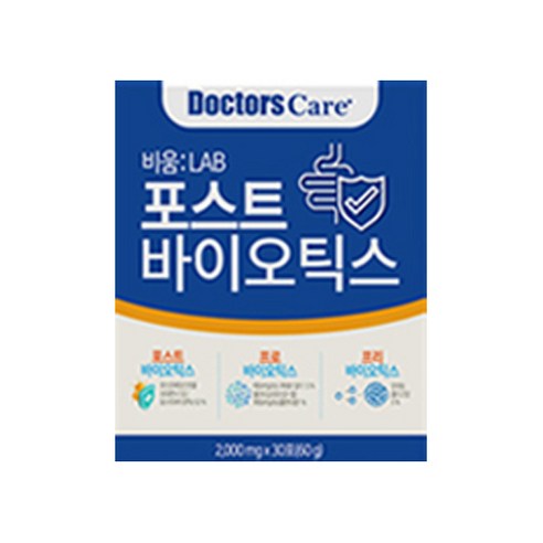 닥터스케어 비움랩 포스트바이오틱스 유산균, 2000mg, 30개