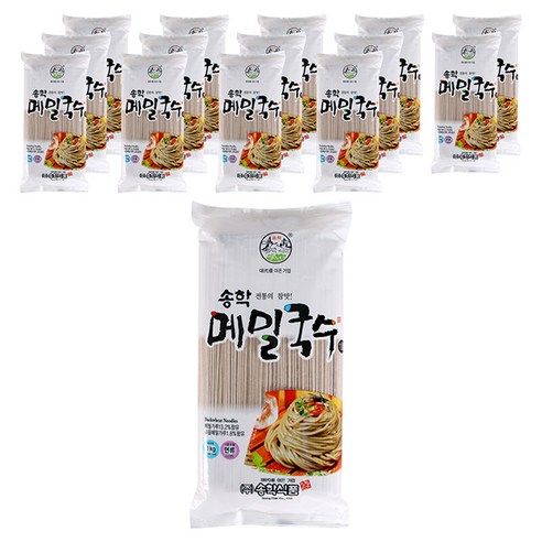 송학식품 메밀국수, 15개, 1kg