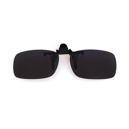 K-FEEL 편광 클립 870 사각형 선글라스 + 케이스 + 클리너, 그레이(선글라스), 랜덤발송(클리너), 1개