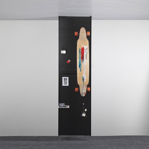 타공판닷컴 철제 파티션 가로 60cm x 높이 110cm + 가로 60cm x 높이 110cm 세트, 블랙