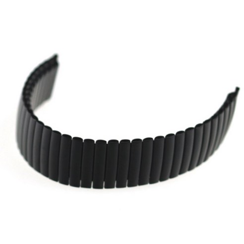 갤럭시 프론티어/기어S3/워치3 22mm 익스펜션 밴드 (45/46mm 호환 가능), 무광블랙, 1개