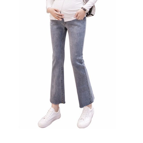 임산부 부츠컷 데님 팬츠