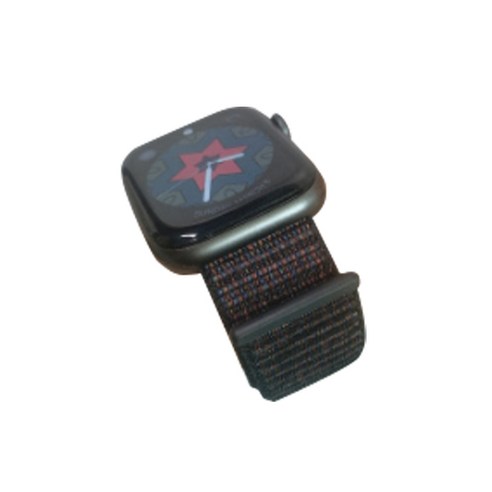 오펜트 애플워치 3/4/5/SE/6 스포츠 루프 밴드 42/44mm, BLACK 레드팟, 1개