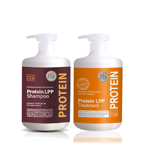 박준뷰티랩 프로틴 LPP 샴푸 1000ml + 단백질 LPP 트리트먼트 1000ml, 1세트