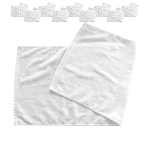 뷰티보라 피부미용사 시험용 소타월 80g, 화이트, 10개