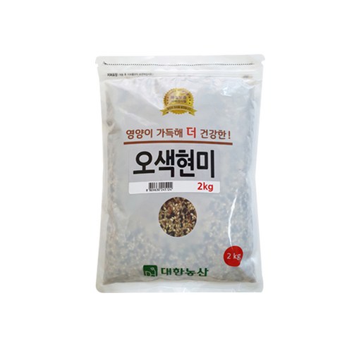 대한농산 오색현미 혼합곡, 1kg, 5개