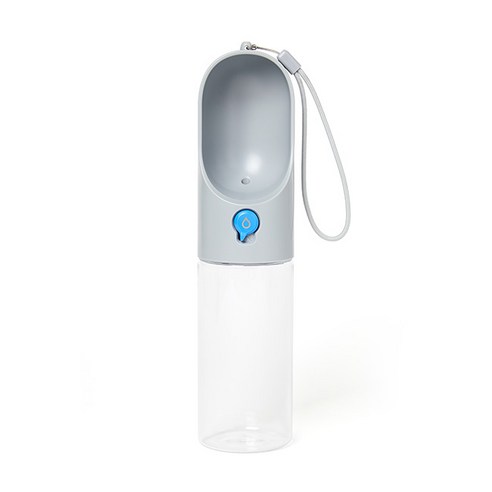펫킷 에버스윗 휴대용 물병 400ml, 그레이, 1개