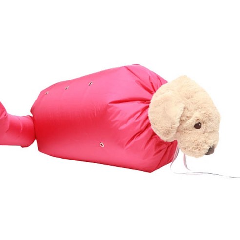 펫템월드 드라이한방 펫드라이룸 드라이자켓, 레드, 1개