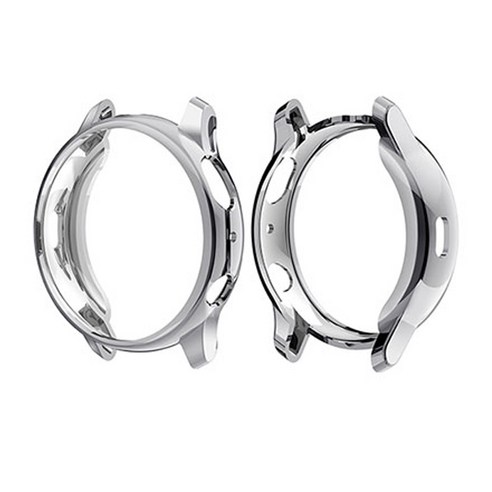 인뮤즈 갤럭시워치 엑티브 풀커버 보호케이스 44mm, 실버, 1개