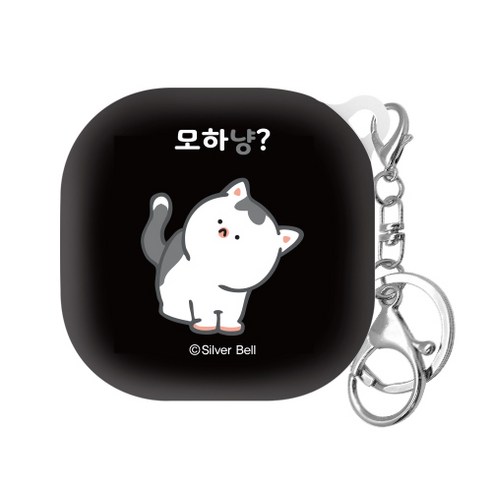 귀염뽀쨕 시즌1 갤럭시 버즈 라이브 하드 케이스, 단일상품, 모하냥