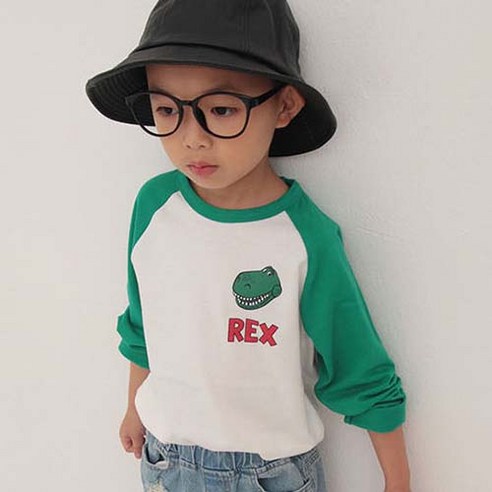 소년마켓 남아용 렉스 라그랑 긴팔 티셔츠