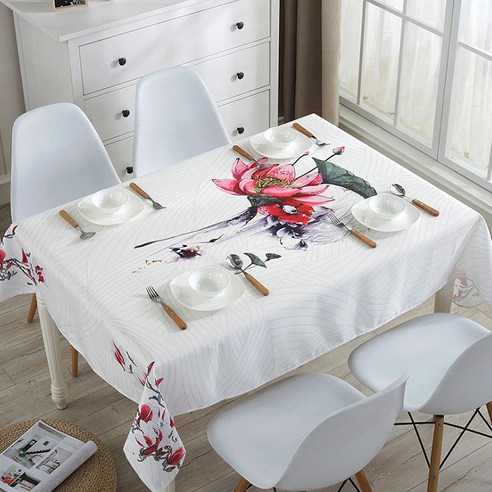 알럽홈 이네이트 가정용 테이블 식탁보, Type22, 138 x 200 cm