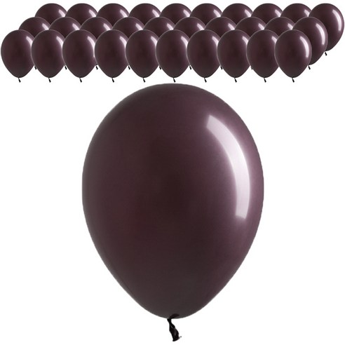 셈퍼텍스 스탠다드 풍선 30cm, 버건디, 50개