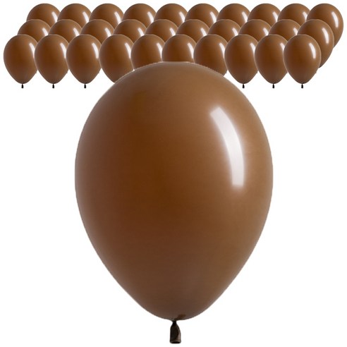셈퍼텍스 스탠다드 풍선 30cm, 커피, 50개