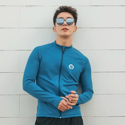 남성용 릴랙스핏 핑거홀 래쉬가드 상의 A6213