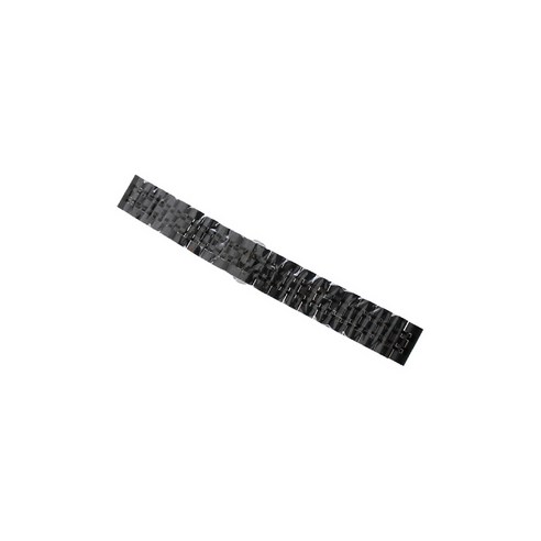 비쉐르 갤럭시 액티브 1/2/워치3 20mm 투웨이 메탈 밴드 스트랩 (40/41/42mm 호환 가능), 블랙, 1개