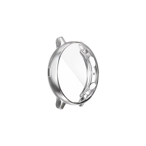 비쉐르 지니언트 갤럭시 워치 액티브2 TPU 실리콘 케이스 44mm, 실버, 1개