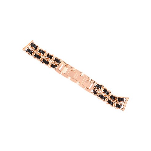 비쉐르 샤체인 갤럭시워치 2 메탈 밴드 스트랩 44mm, 로즈골드블랙, 1개
