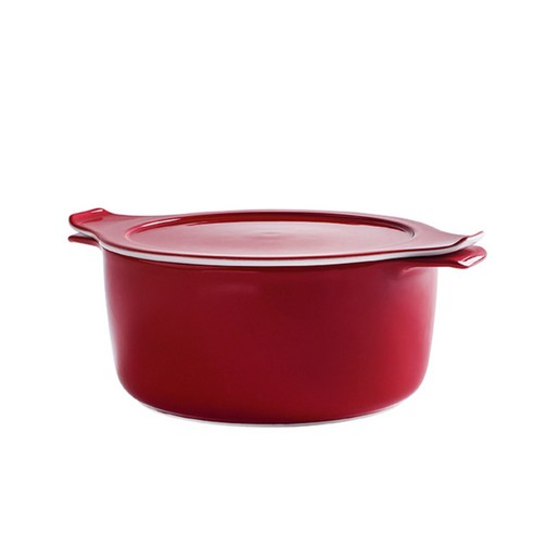 에센바흐 인덕텀 쿡앤서브 도자기 양수냄비, 18cm, cherry