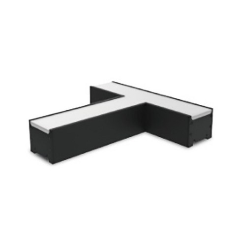 시그마램프 LED 라인시스템 T자 조명 13W, 블랙(바디) + 주백색(램프)