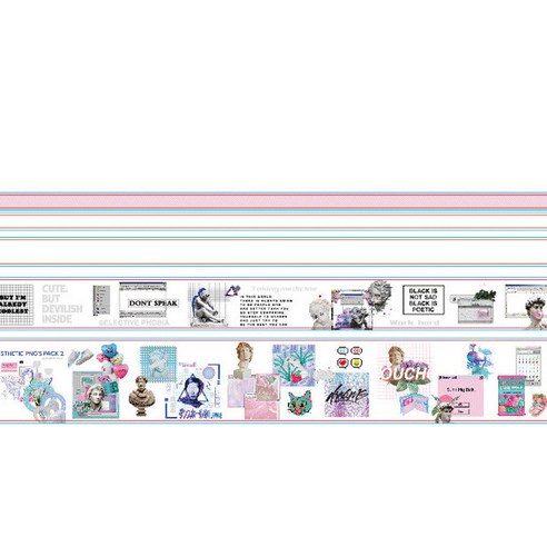 YOU&ME 일식 마스킹 테이프 5종 세트, TYPE12, 1세트