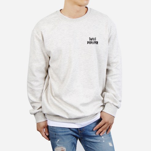 스타토리 팝콘 오버핏 맨투맨
