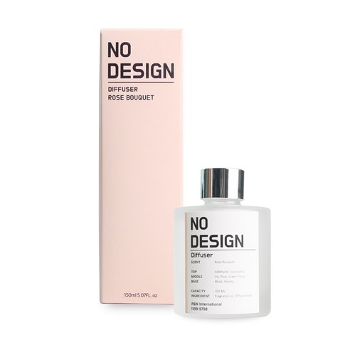 노디자인 디퓨저 150ml, 로즈부케