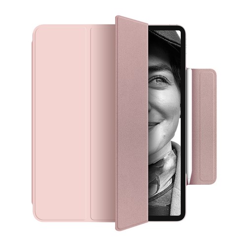 마그네틱 폴리오 태블릿PC 케이스, 핑크